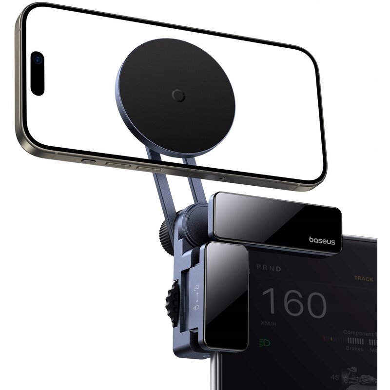 Uchwyt na telefon i smartfon BASEUS MaxView Szary uchwyt samochodowy na ekran dotykowy