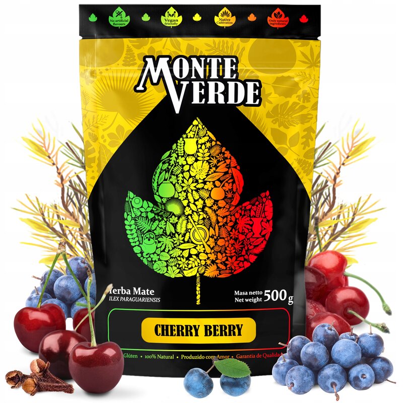 Yerba Mate MONTE VERDE Cherry Berry 500 g