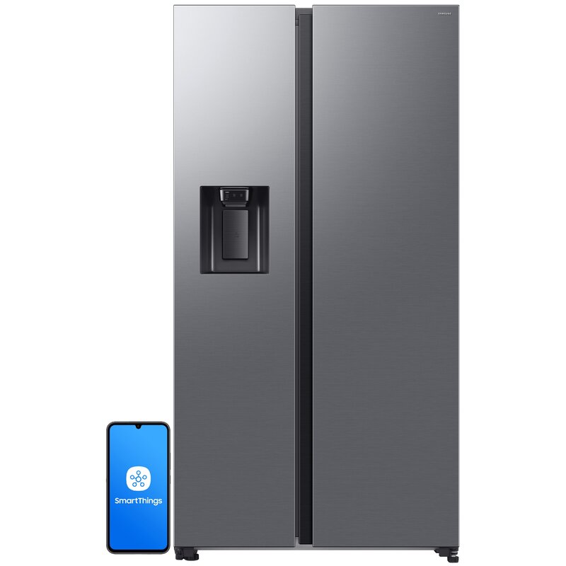 Lodówka SAMSUNG RS70F64KDTEO No frost Side by side AI Energy Mode 2.0 Kostkarka 178.4cm Stal szczotkowana