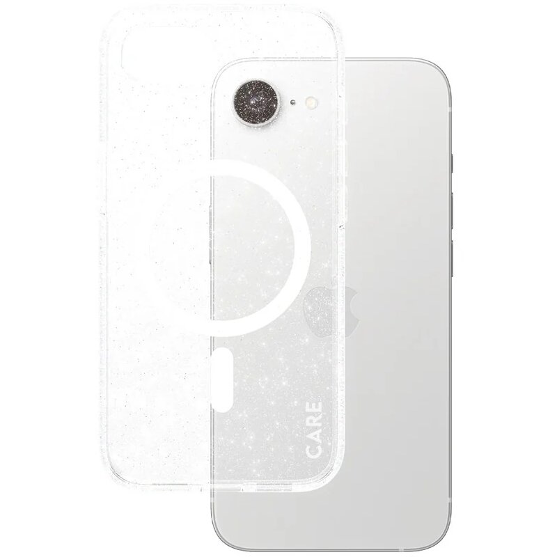 Etui PANZERGLASS Care Flagship Urban Combat StarLight MagSafe do Apple iPhone 16e/17e Przezroczysto-biały