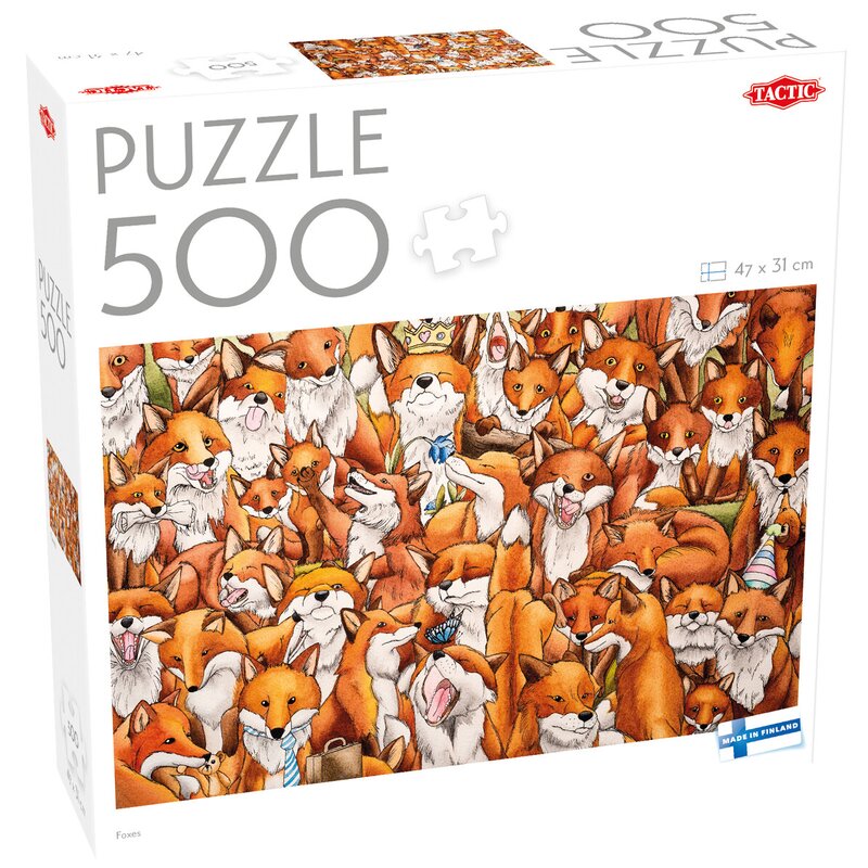 Puzzle TACTIC Lovers Lisy 59214 (500 elementów)