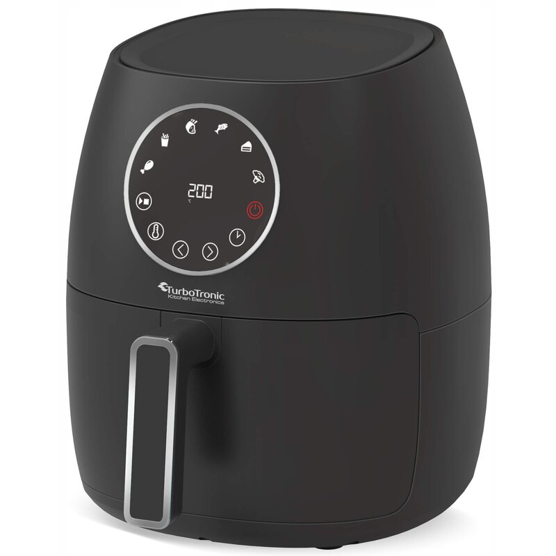 Air Fryer Frytkownica beztłuszczowa TURBOTRONIC TT-AF210 Czarny 3.5l 6 automatycznych programów