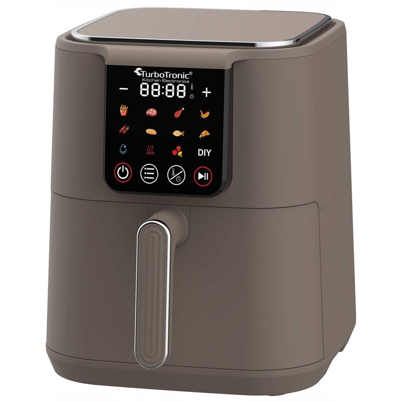Air Fryer Frytkownica beztłuszczowa TURBOTRONIC TT-AF250 Beżowy 6l 12 automatycznych programów