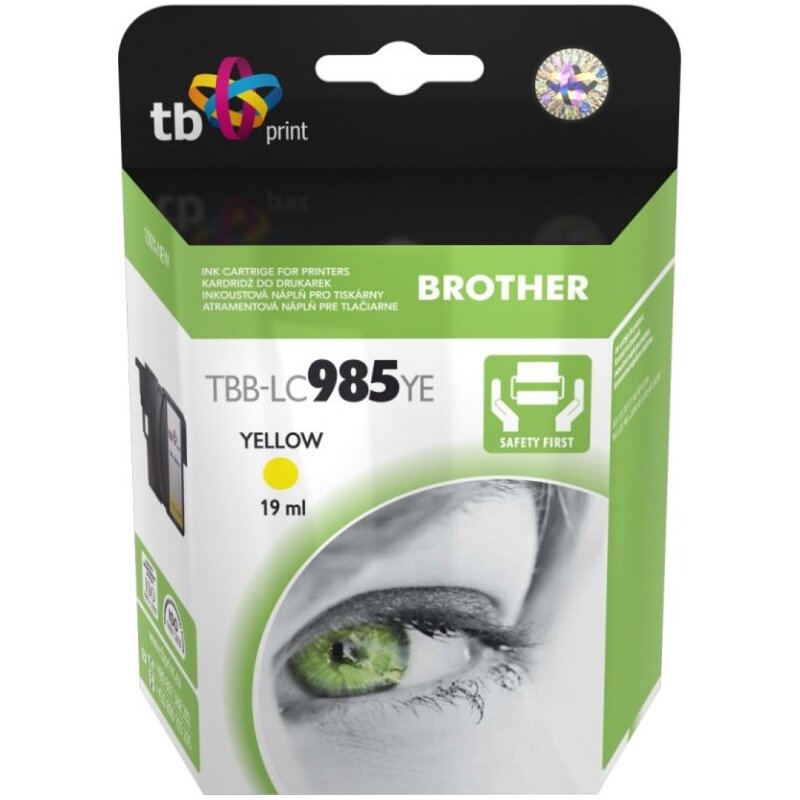 TB Print TBB-LC985YE (zamiennik LC-985Y) Żółty 19 ml