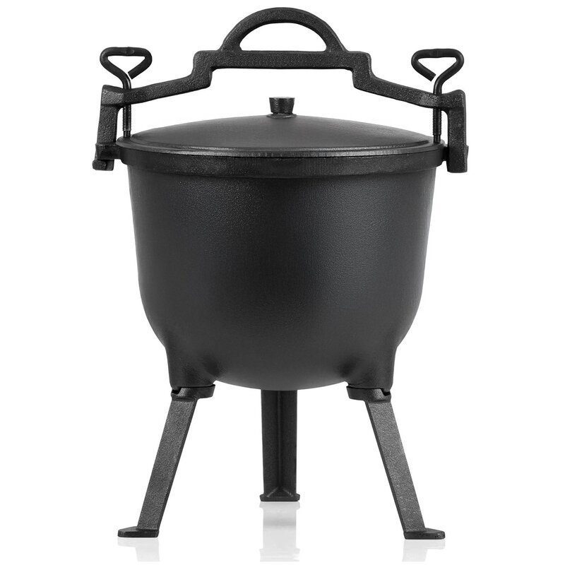 Kociołek na ognisko GOCKOWIAK Kesel 10L Czarny