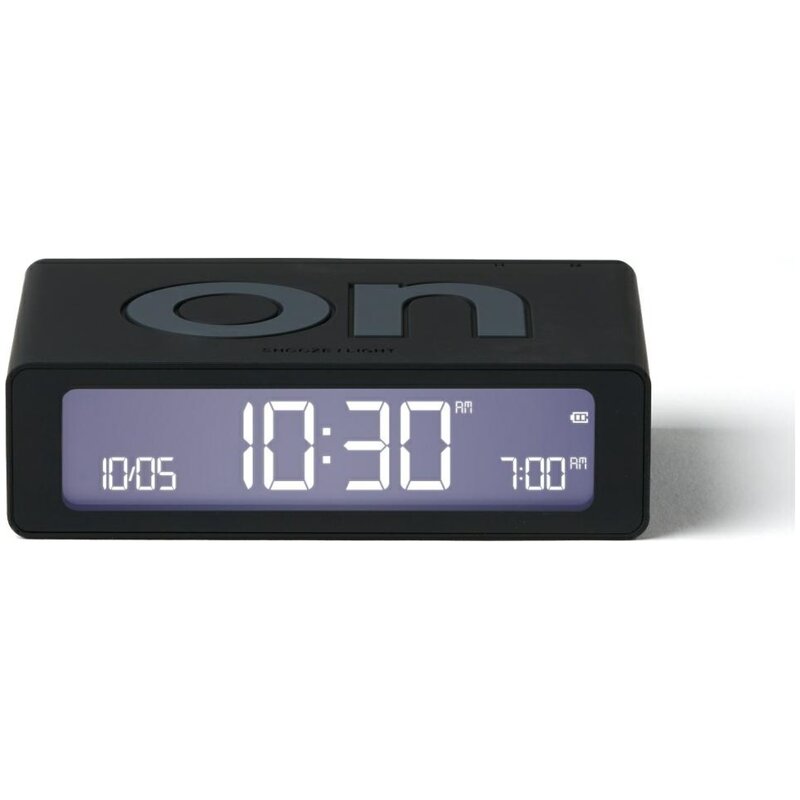 Budzik LEXON Flip Mini Czarny