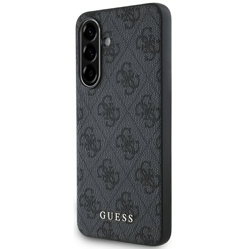 Etui GUESS 4G Metal Gold Logo do Samsung Galaxy A56 Czarny