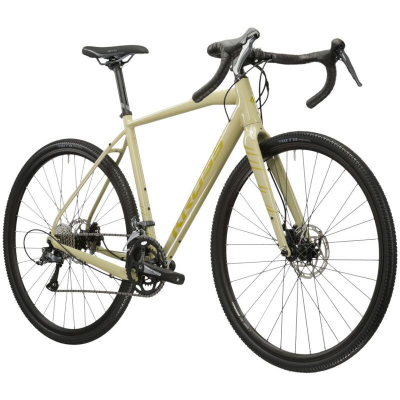 Rower gravel KROSS Esker 1.0 M22 28 cali męski Beżowo-złoty
