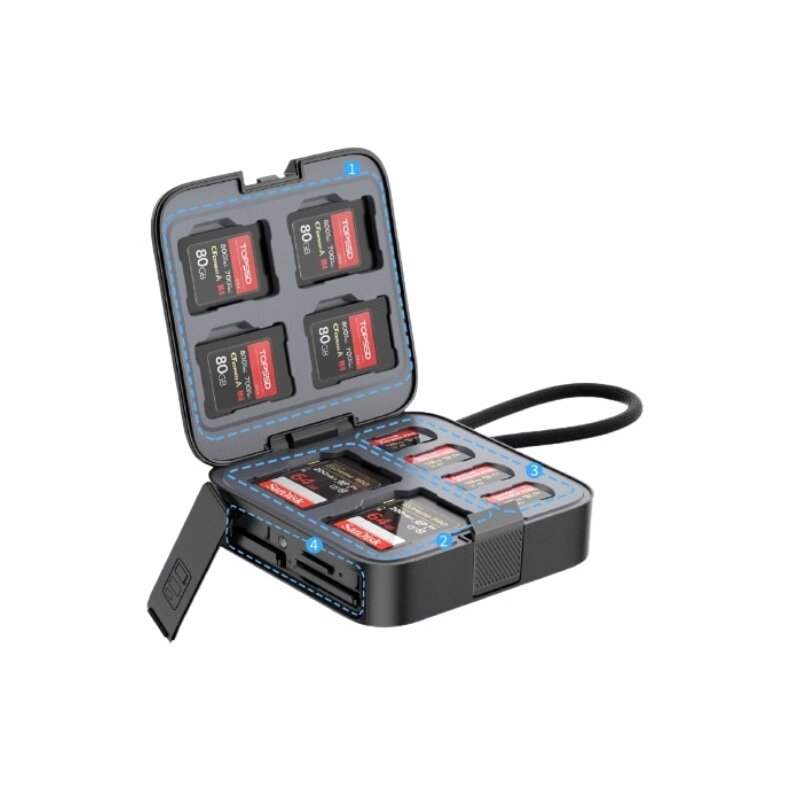 Czytnik z etui ULANZI CRC10 Czarny