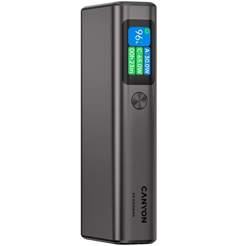 Canyon OnPower 230 TFT 20000mAh PD 130W Grafitowy