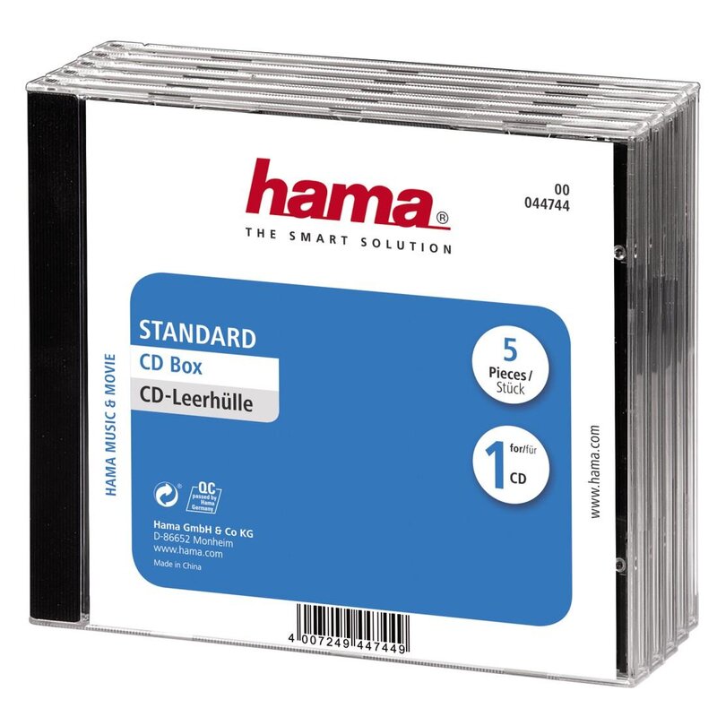 Pudełko do płyt HAMA Standard 44744 (5 szt.)
