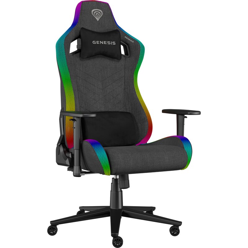 Fotel gamingowy GENESIS Trit 660 RGB Szary