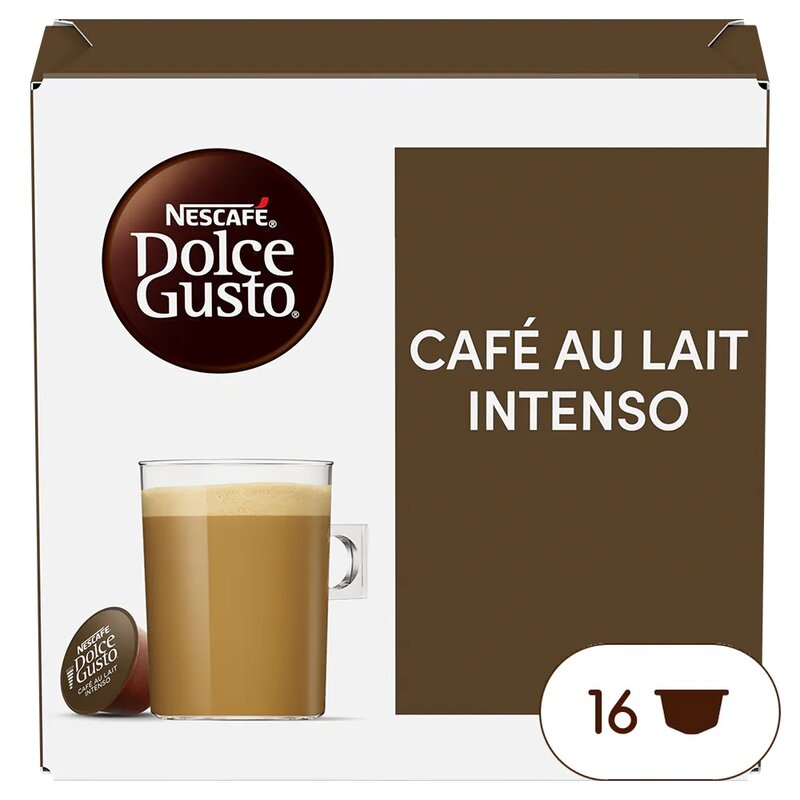 Kapsułki NESCAFE Cafe Au Lait Intenso do ekspresu Nescafe Dolce Gusto