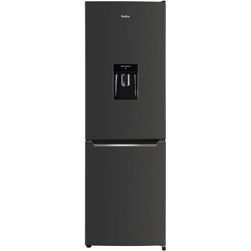 Lodówka AMICA FK299.2FI (E) No frost 181cm Czarna inox