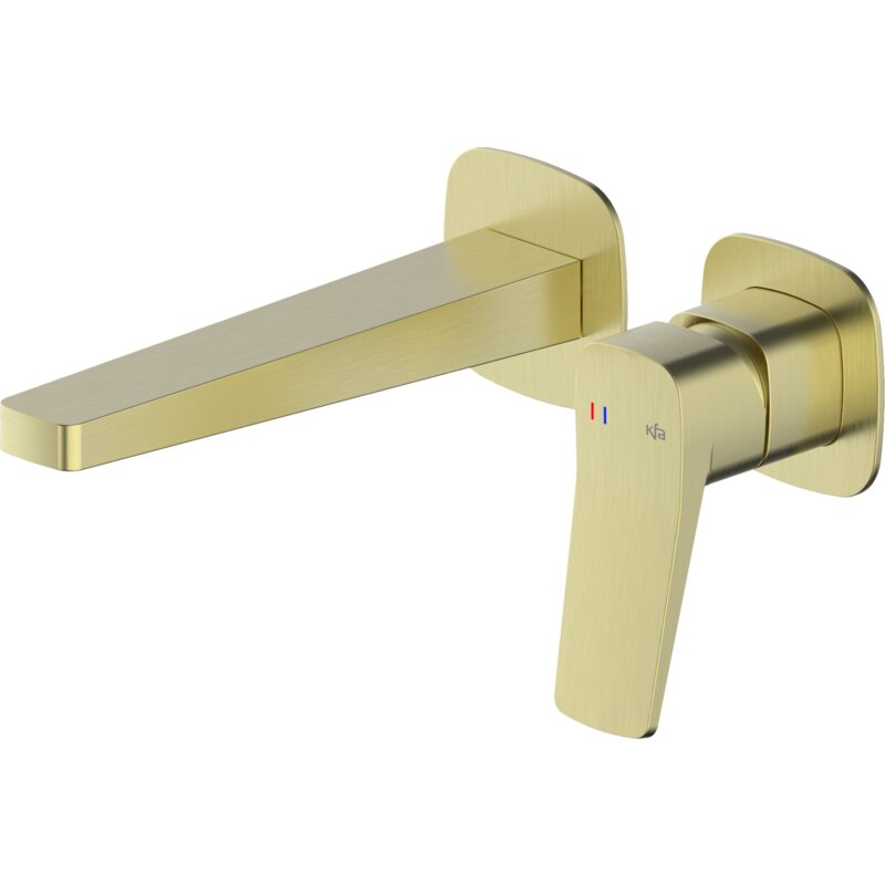 Bateria umywalkowa podtynkowa KFA ARMATURA Malaga 4529-810-31 Złoto szczotkowane