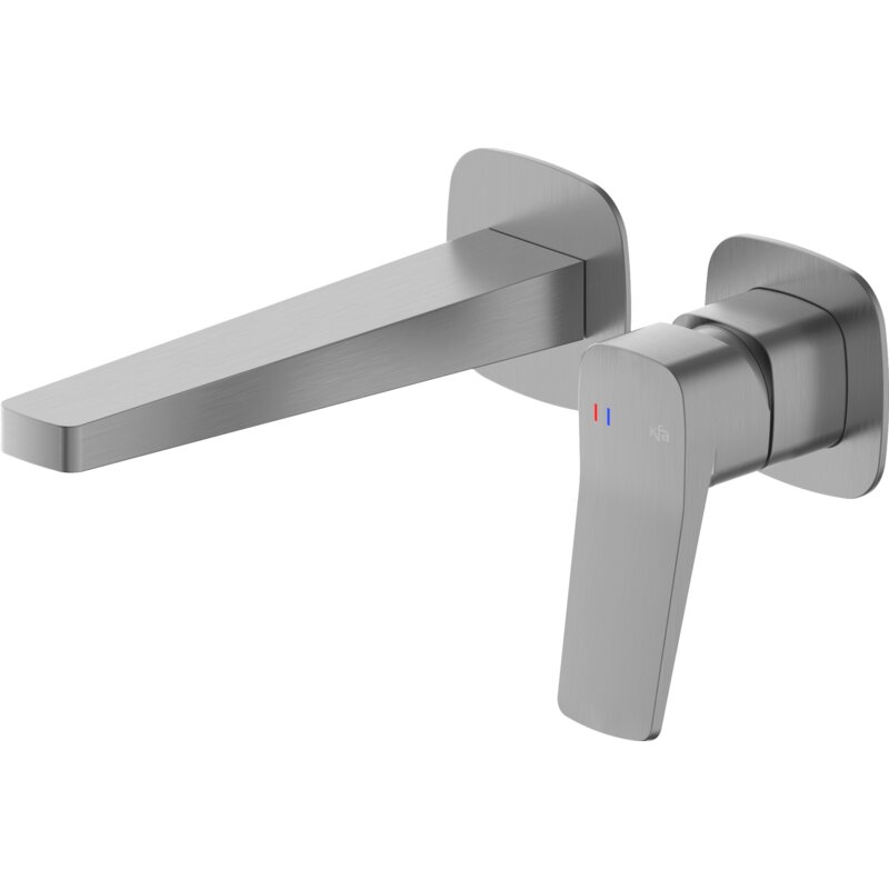 Bateria umywalkowa podtynkowa KFA ARMATURA Malaga 4529-810-61 Szary metaliczny