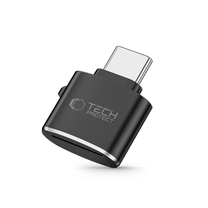 Czytnik kart pamięci TECH-PROTECT Ultraboost USB-C Czarny