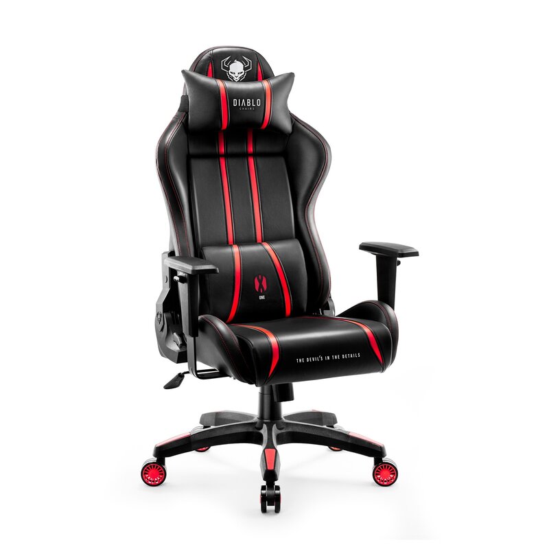 Fotel gamingowy DIABLO CHAIRS X-One 2.0 Small Czarno-czerwony