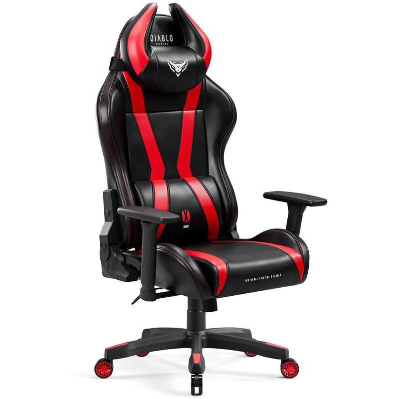 Fotel gamingowy DIABLO CHAIRS X-Horn 2.0 (S) Czarno-czerwony