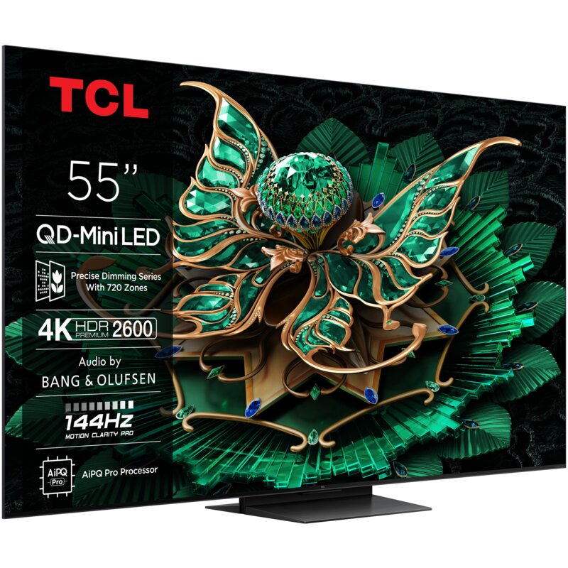 Telewizor TCL 55C7K 55" QD-Mini LED 4K 144Hz Google TV Dolby Vision IQ Dolby Atmos HDMI 2.1