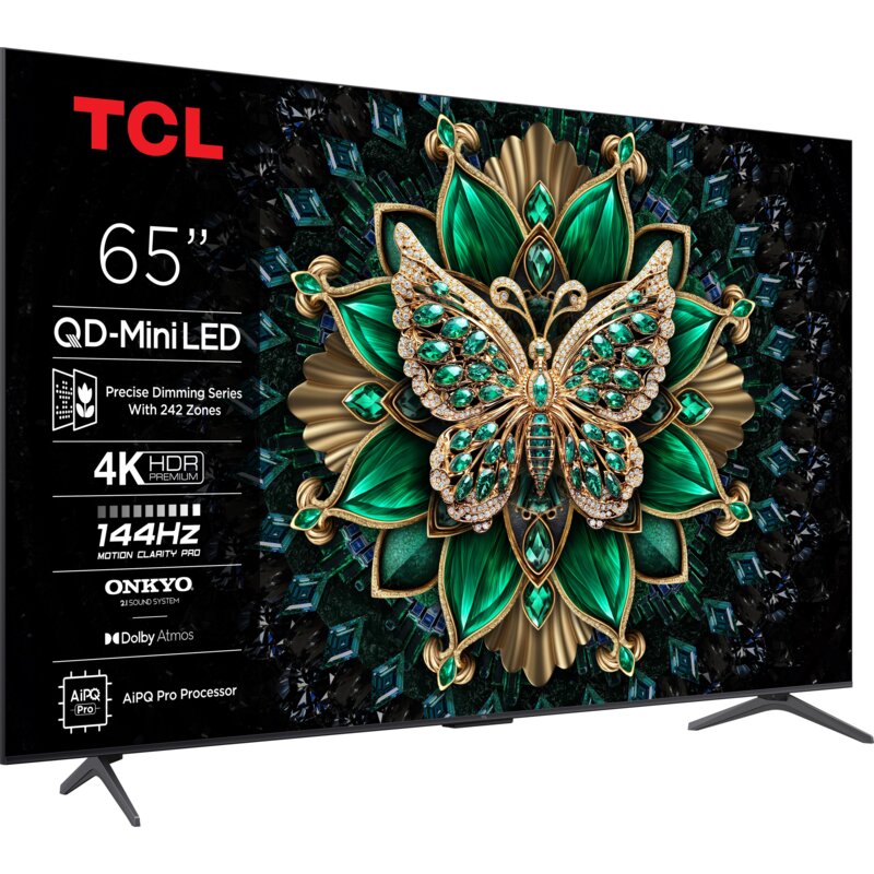 Telewizor TCL 65C69K 65" QD-Mini LED 4K 144 Hz Google TV Dolby Atmos Dolby Vision HDMI 2.1