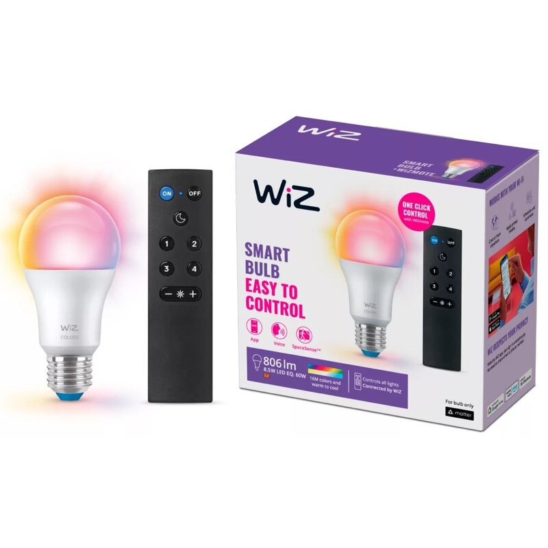 Inteligentna żarówka LED WIZ 8.5 W A60 (60 W) E27+ Pilot