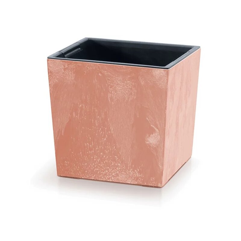 Donica PROSPERPLAST Urbi Square Low Beton Effect Terakota