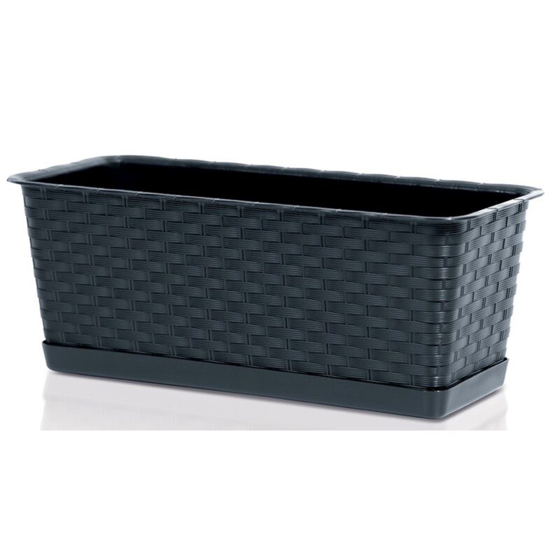 Donica PROSPERPLAST Ratolla Case P ISR400P-S433  6.3L Antracytowy