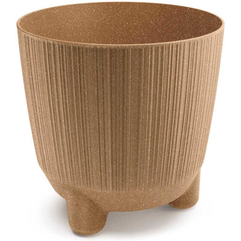 Doniczka PROSPERPLAST Ryfo Wood DRF200NW-4665W (19.5 x 19.5 cm) 4L Naturo ECO