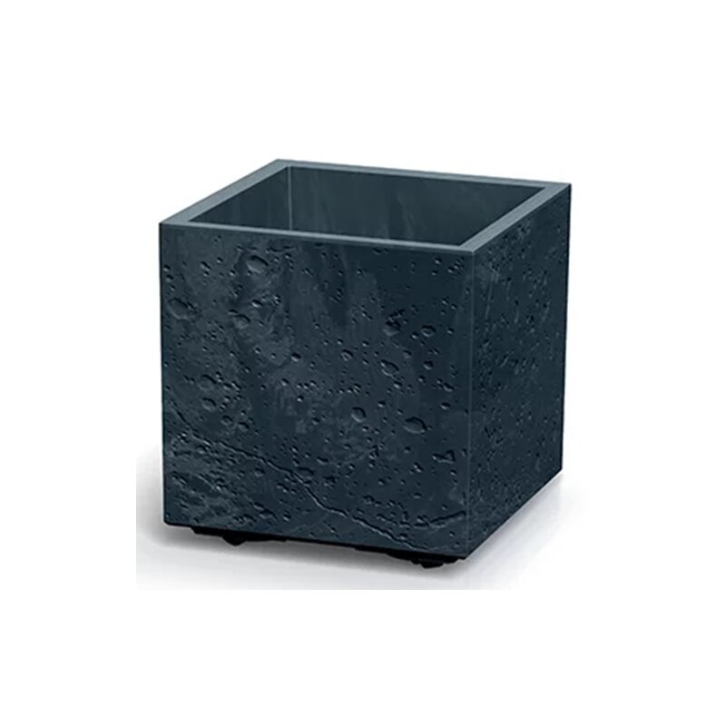 Doniczka PROSPERPLAST Sierra Square Beton Effect DSI300E (28.8 x 28.8 x 29 cm) 13.1L Antracytowy