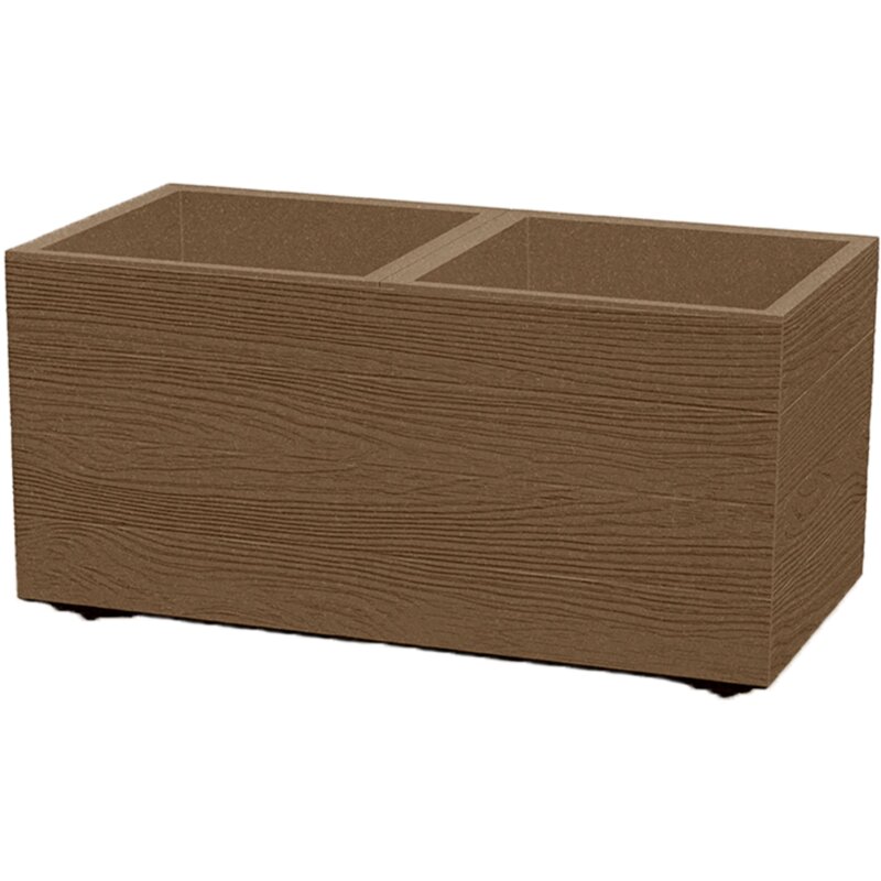 Doniczka PROSPERPLAST Madera Case Eco Wood DMA800W-4665W (77 x 38.5 x 37 cm) 63L Naturo