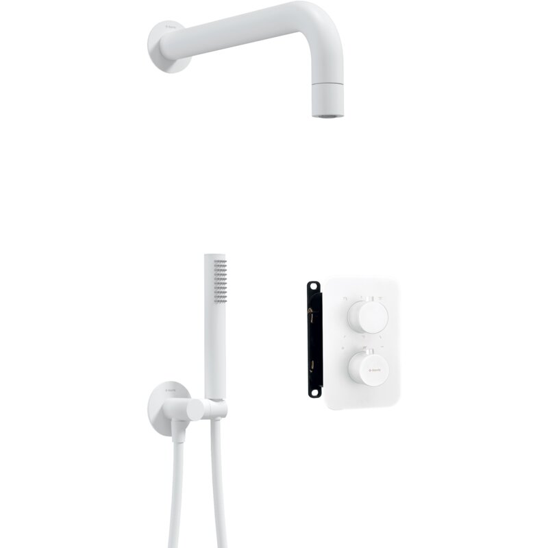 Zestaw prysznicowy podtynkowy DEANTE Box BXYZAEBT z deszczownicą Bianco