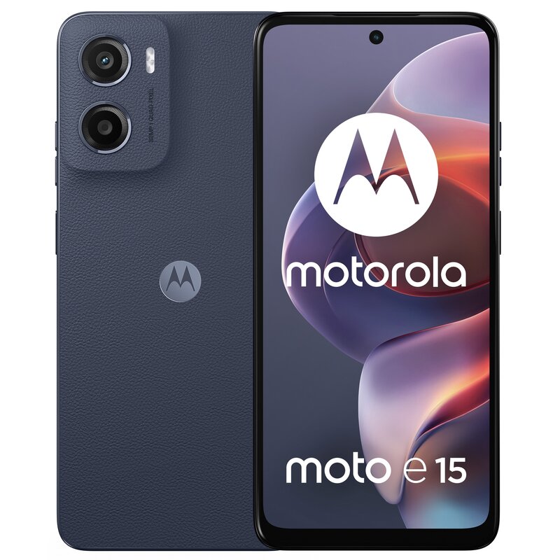 Motorola moto e15 2/64GB 6,67" 90Hz 32Mpix Granatowy