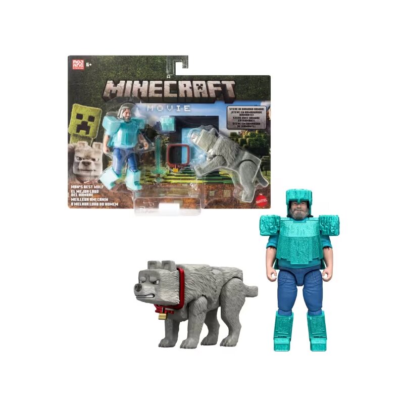 Zestaw figurek MINECRAFT Man's Best Wolf JFR71