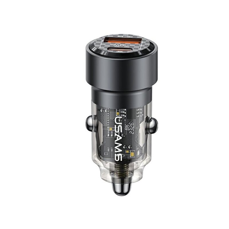 Ładowarka samochodowa USAMS C39 60W Fast Charge Czarny