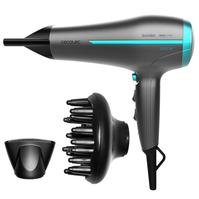Suszarka CECOTEC Bamba IoniCare 5200 Aura Black Szaro-czarny 2300W