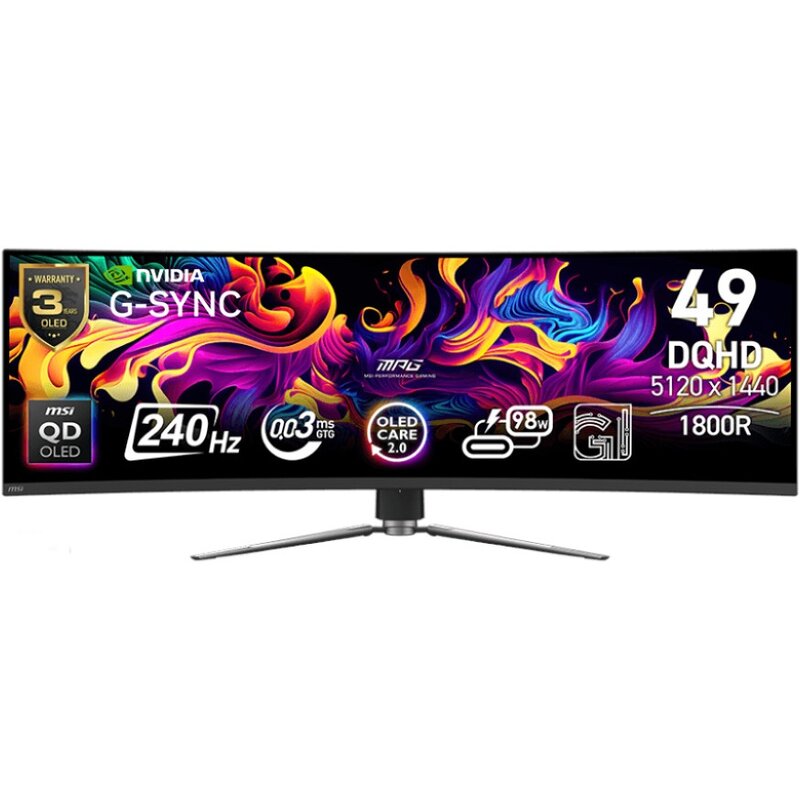Monitor MSI MPG 491CQPX QD-OLED 49