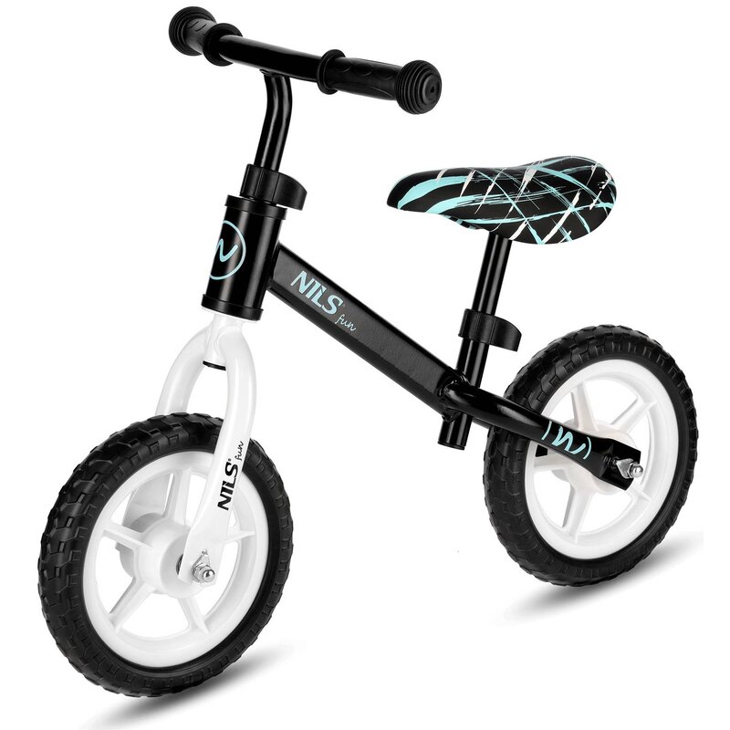 Rowerek biegowy NILS FUN RB134 Czarny