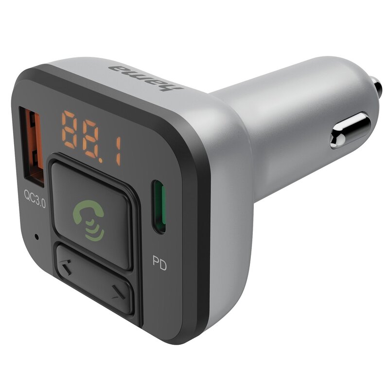 Transmiter FM HAMA 14169 Czarno-srebrny