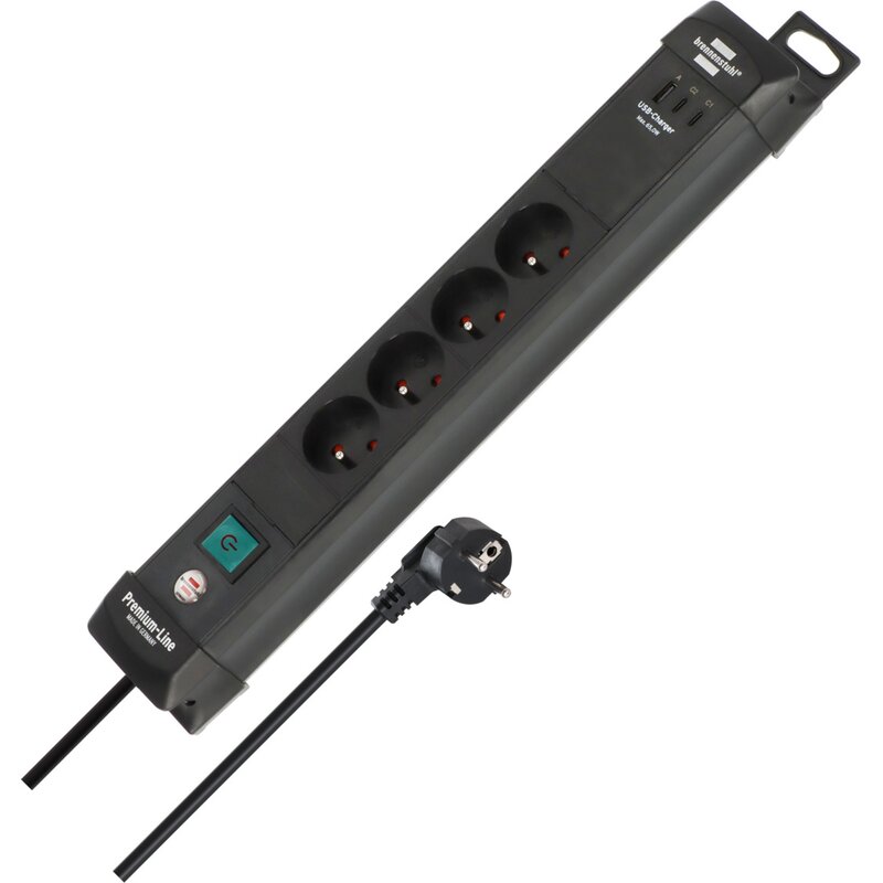 Listwa BRENNENSTUHL Premium-Line 4GN (3 m) Czarny