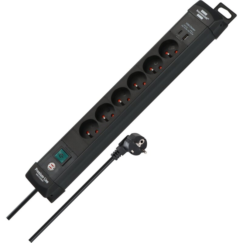 Listwa BRENNENSTUHL Premium-Line 6GN (3 m) Czarny