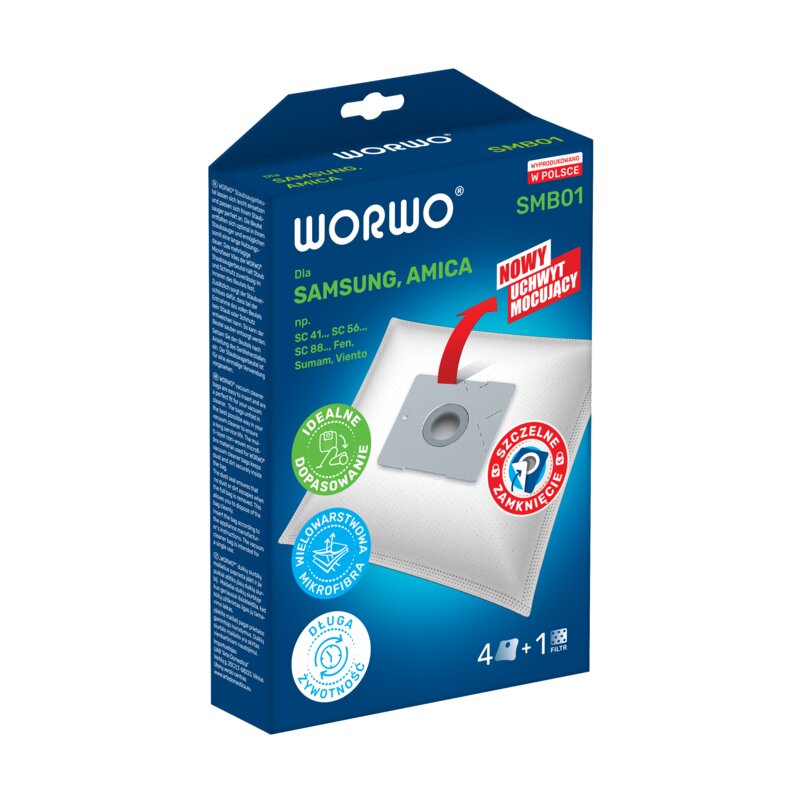 Worek do odkurzacza WORWO SMB01 (4 sztuki)