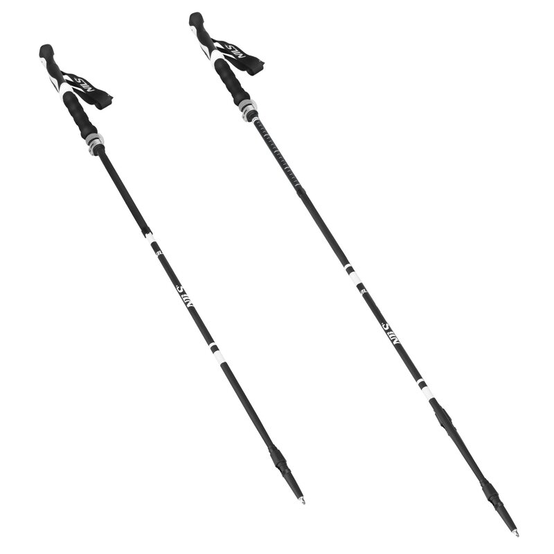 Kijki trekkingowe NILS TK8603 (38.5 - 135 cm) Czarny