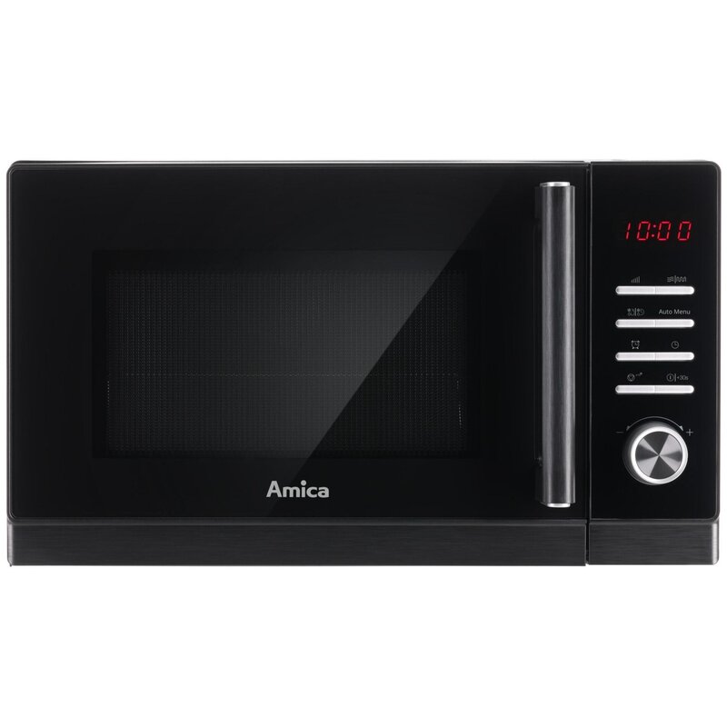 Kuchenka mikrofalowa AMICA AMMF23E1GFB 1250W beztalerzowa pojemność 23L FullFlat Czarny