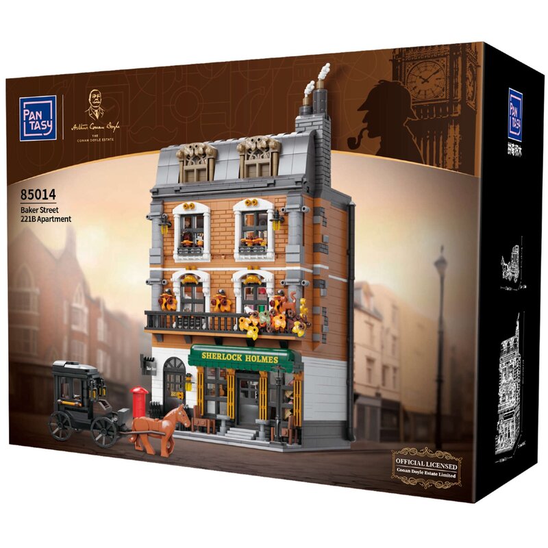 Klocki plastikowe PANTASY Sherlock Holmes Baker Street 221B