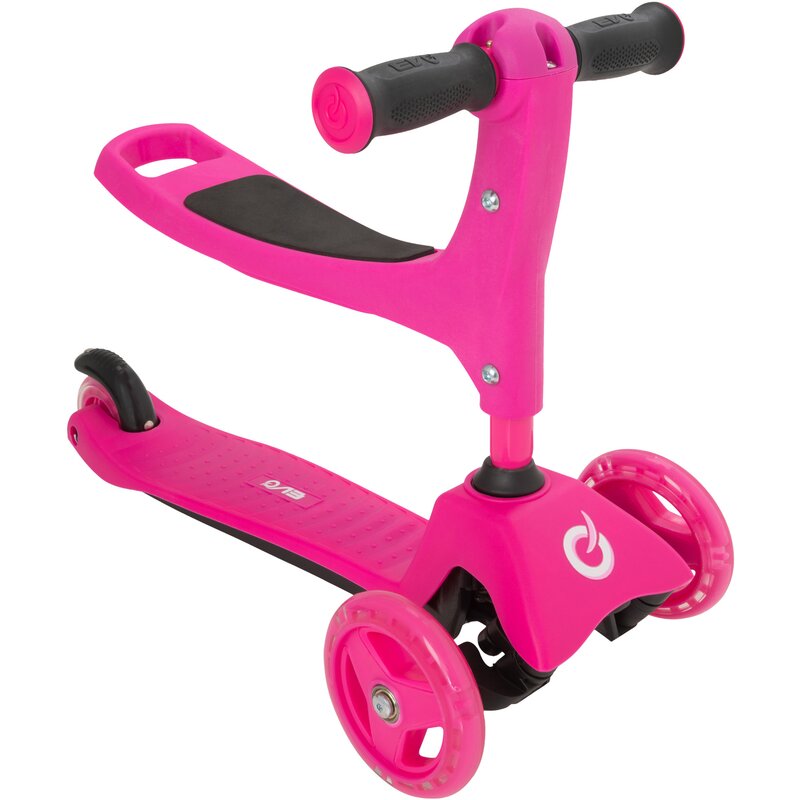 Hulajnoga dla dzieci EVO 3 in 1 Cruiser 1438242 Różowy