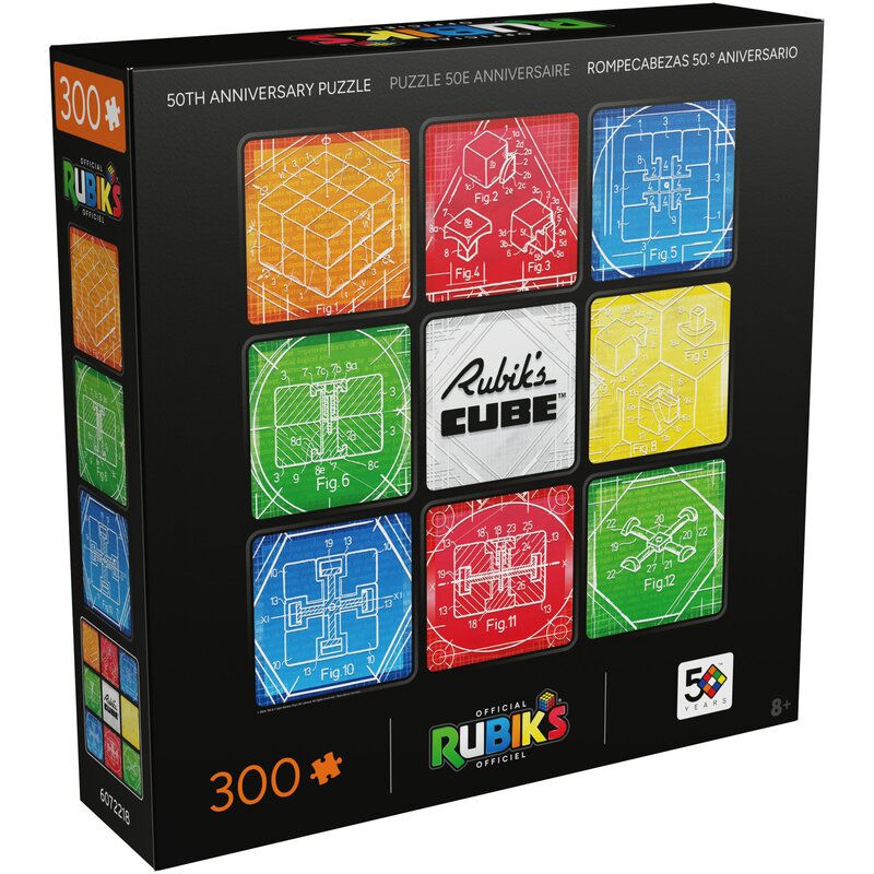 Puzzle RUBIKS Rubik’s Cube 50-lecie Kostki Rubika 6072218 (300 elementów)