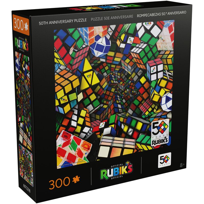 Puzzle RUBIKS Rubik’s Cube 50-lecie Kostki Rubika 6072218 (300 elementów)