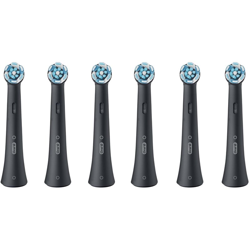 Oryginalna końcówka szczoteczki ORAL-B iO Ultimate Clean Czarny (6 sztuk) (Usuwa płytkę bakteryjna)