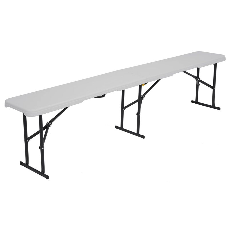 Ławka ogrodowa NILS CAMP NC3404 Biały